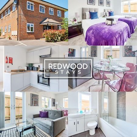 Modern Serviced Apartments For Contractors & Families With Free Parking, Wifi & Netflix By Redwood Stays Basingstoke Zewnętrze zdjęcie