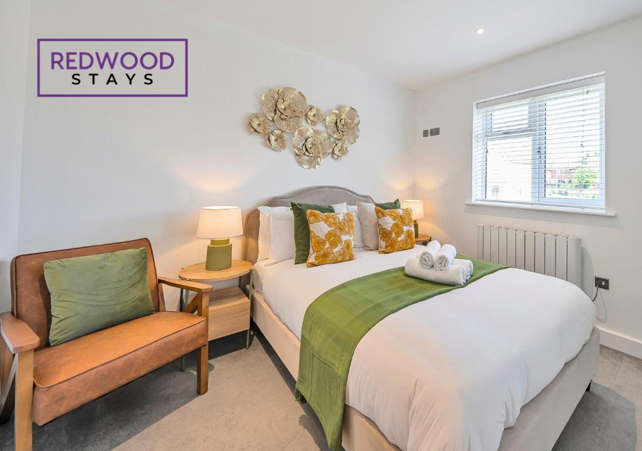Modern Serviced Apartments For Contractors & Families With Free Parking, Wifi & Netflix By Redwood Stays Basingstoke Zewnętrze zdjęcie