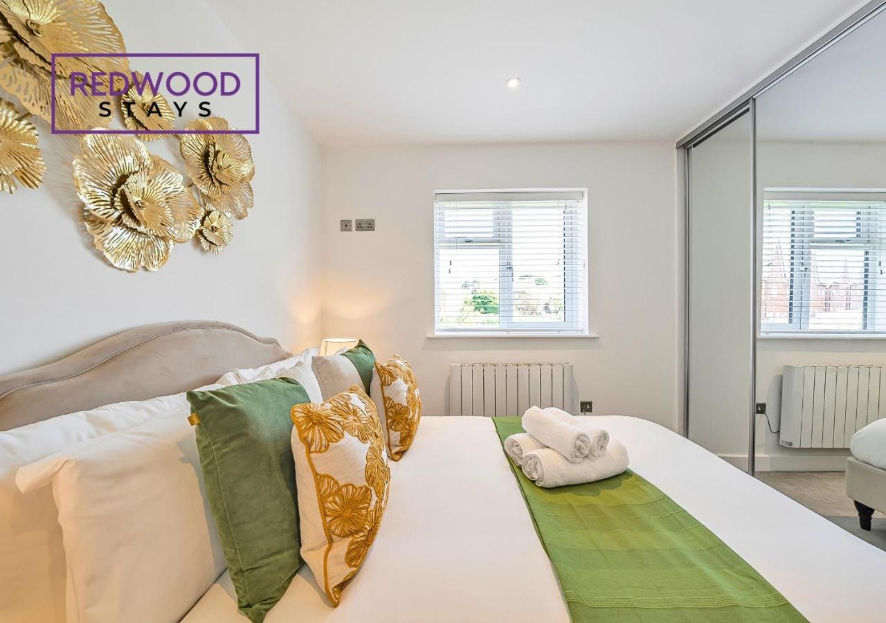 Modern Serviced Apartments For Contractors & Families With Free Parking, Wifi & Netflix By Redwood Stays Basingstoke Zewnętrze zdjęcie